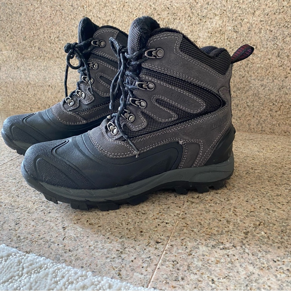 Men's Gray Hiking Boots